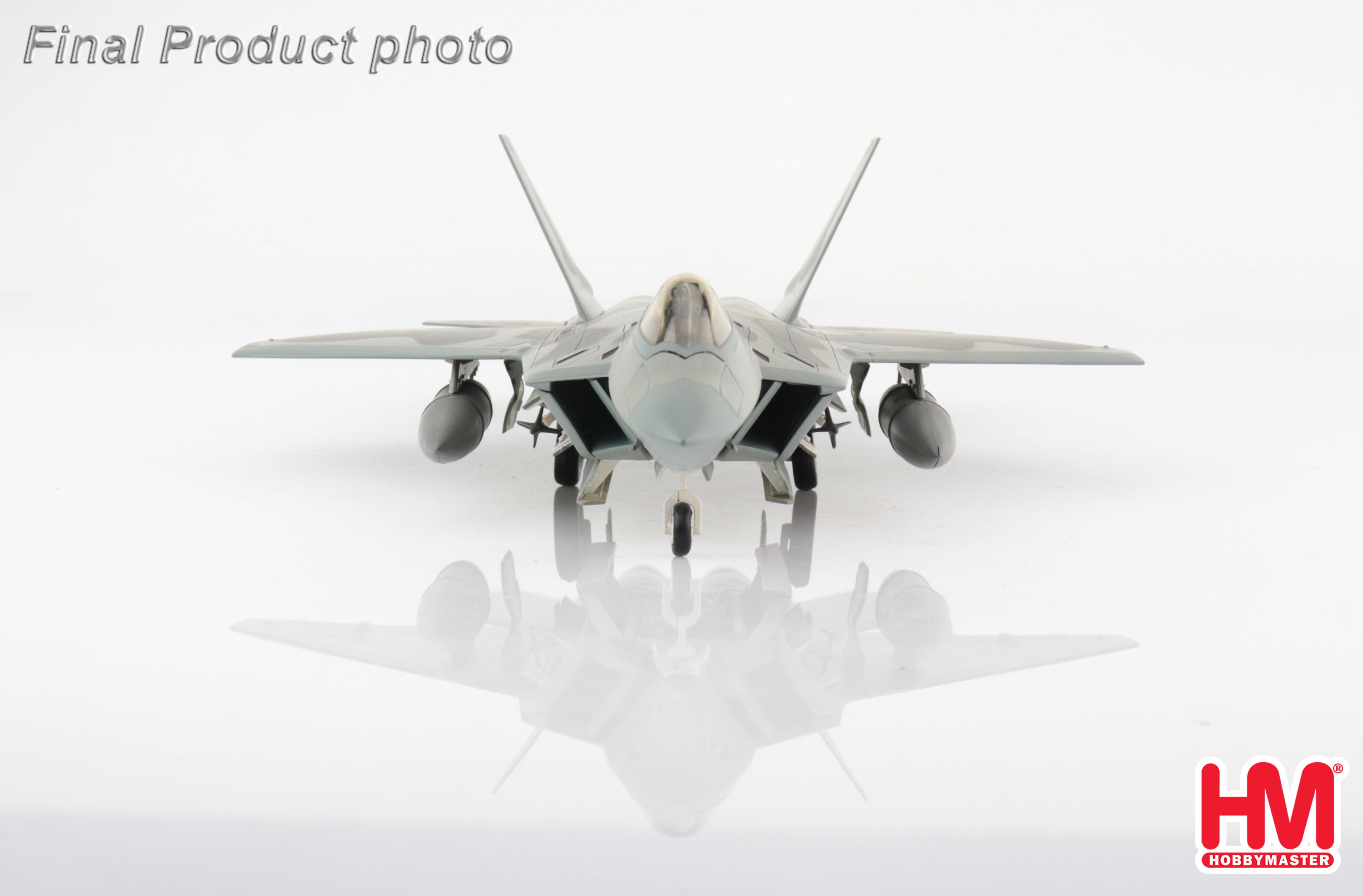 航空機・ヘリコプター Hobby Master F22 HA2822 Lockheed F-22A Raptor 04-4064/HH, USAF, Hickham AFB, 2018